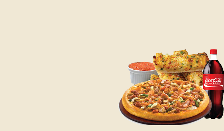 Create Your Fresh Dough Pizza With 100% Mozzarella Cheese and  Freshly Cooked Toppings